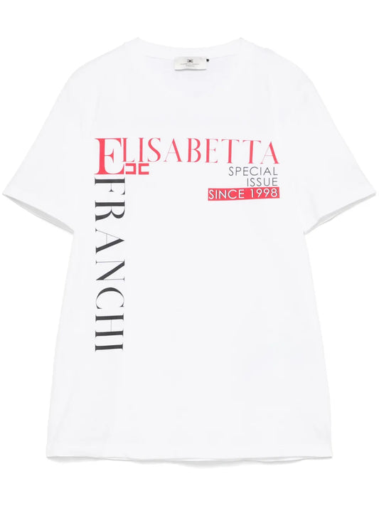 Lettering-Print Jersey T-Shirt