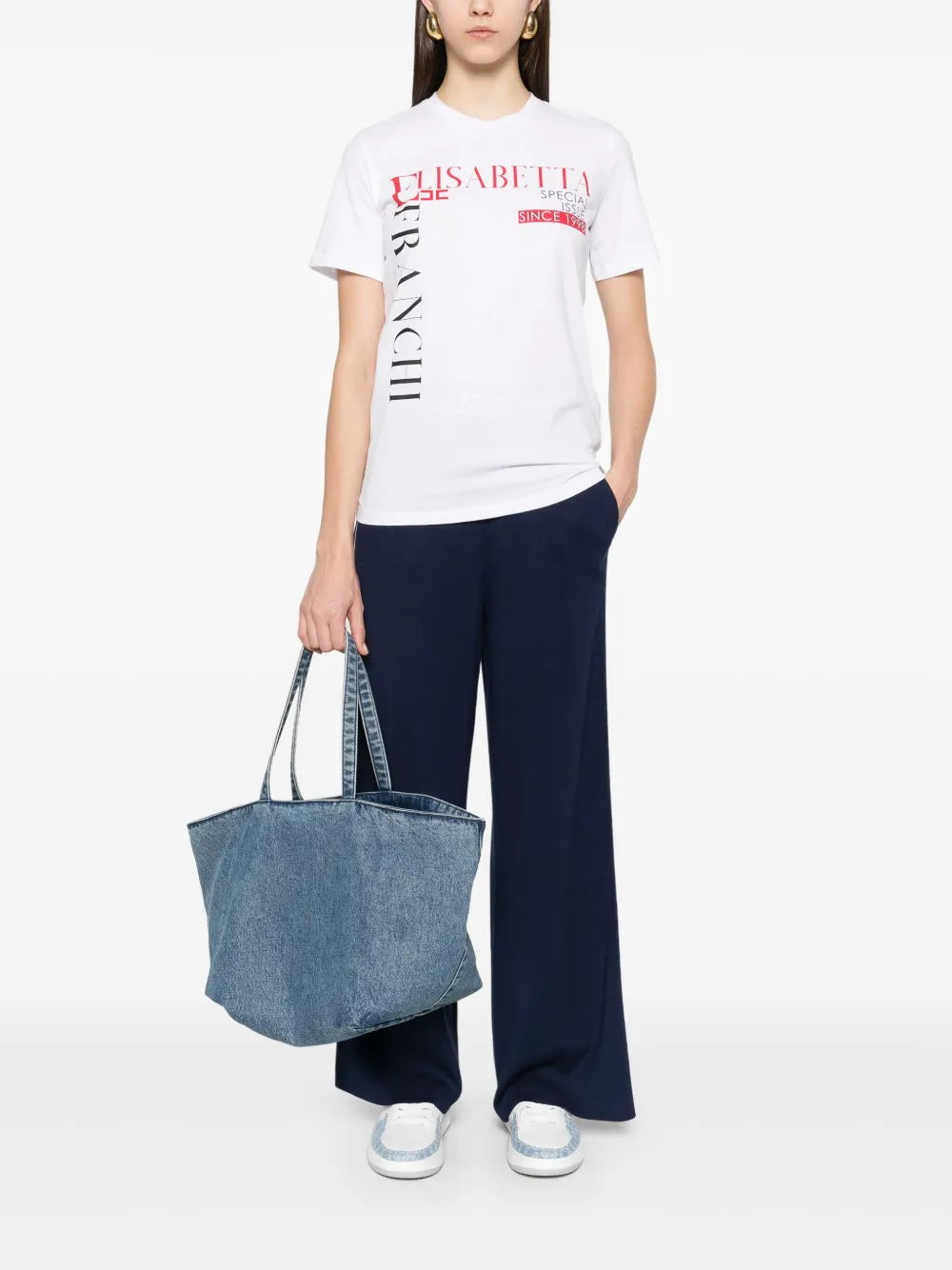 Lettering-Print Jersey T-Shirt