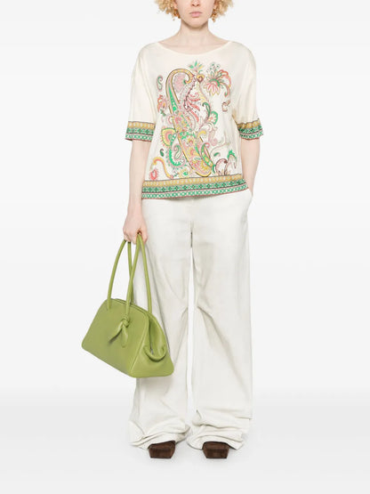 Paisley-Print T-Shirt