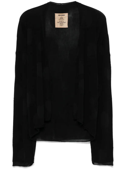 Jacquard-Motif Cardigan
