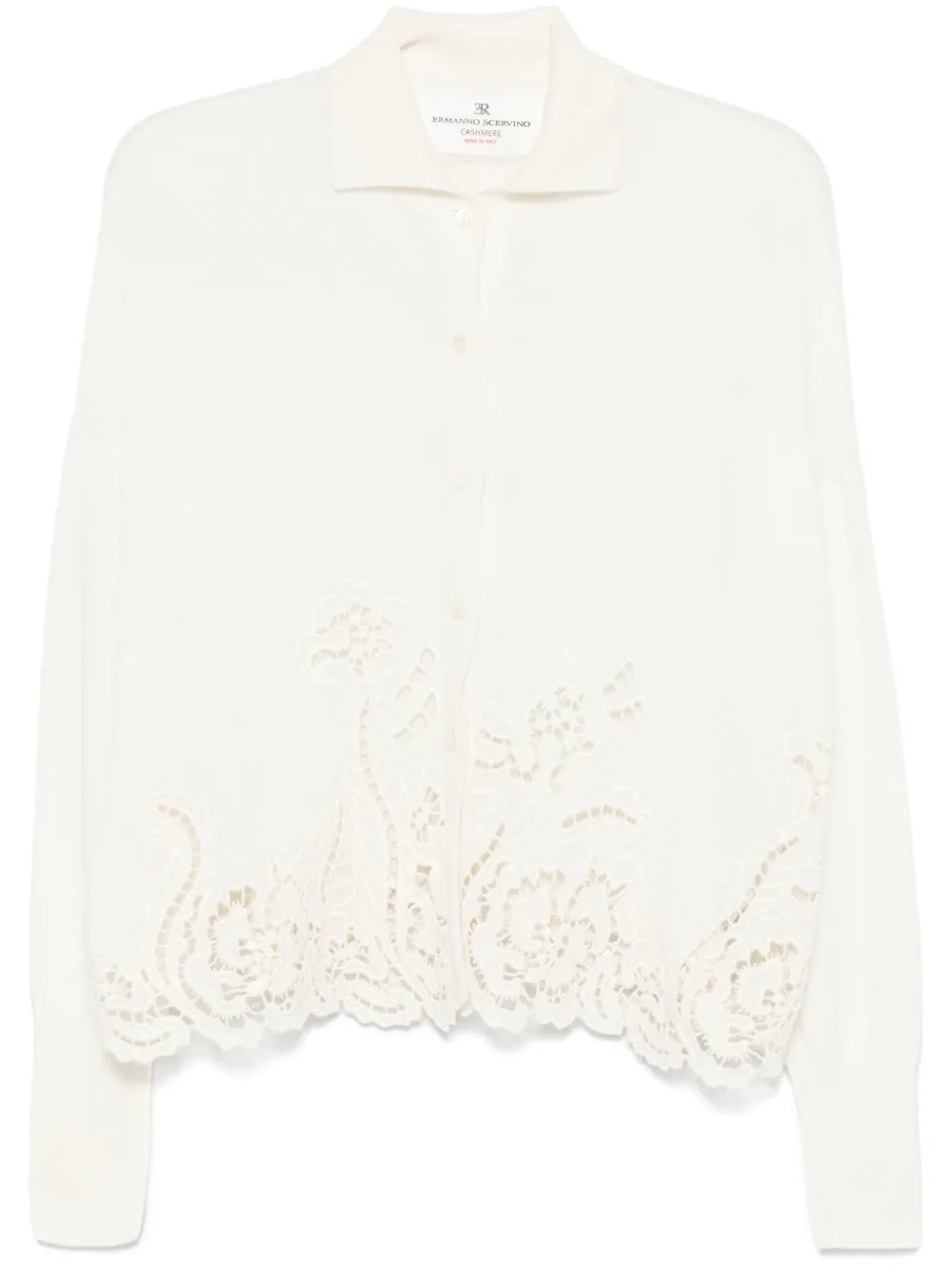Guipure-Lace Cardigan