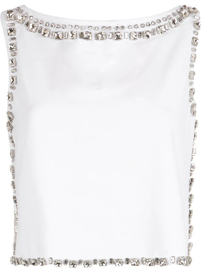 Rhinestone-Embellished Top