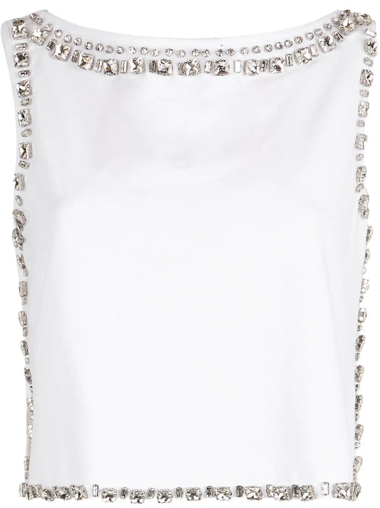 Rhinestone-Embellished Top