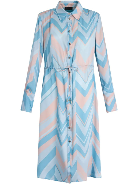 Printed Shirt Dress