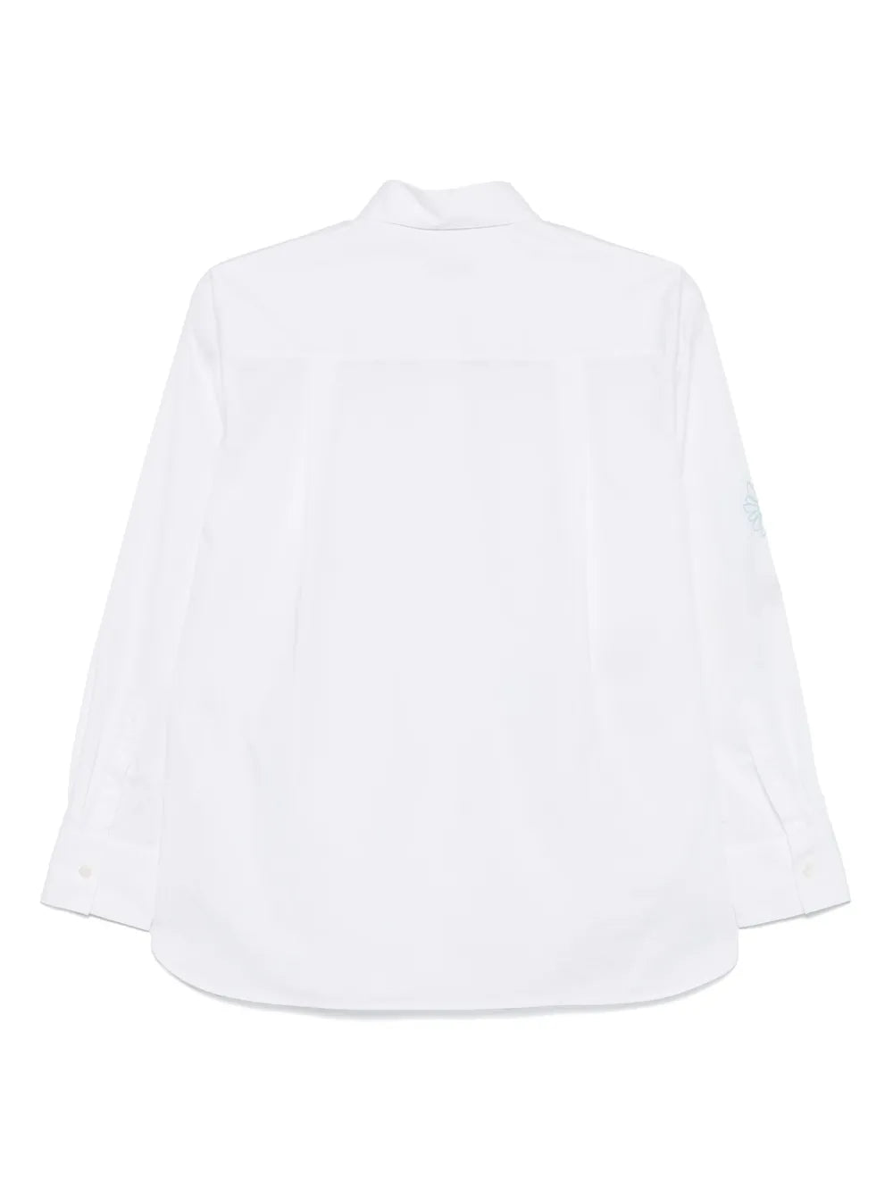 Floral-Embroidery Shirt