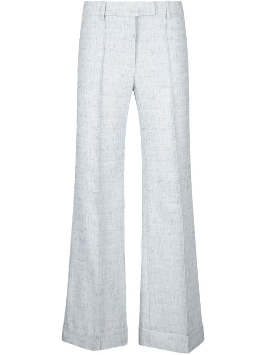 High-Rise Flared Trousers