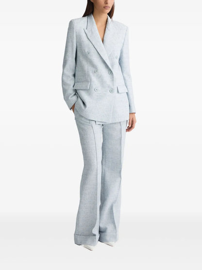 High-Rise Flared Trousers