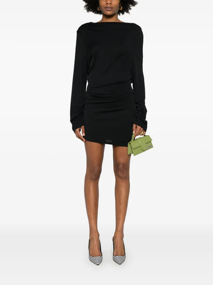 Draped Mini Dress