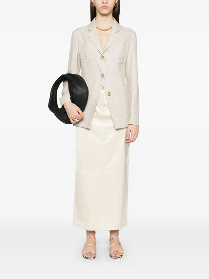 Notched-Lapels Blazer