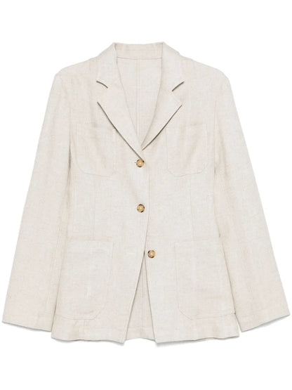 Notched-Lapels Blazer
