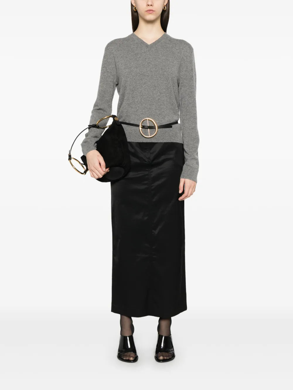 V-Neck Knit Sweater
