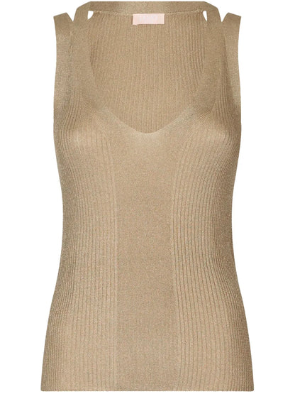 Lurex Knitted Top