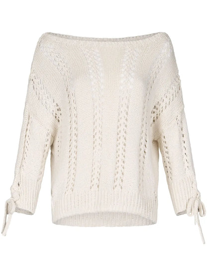 Crochet-Knit Sweater