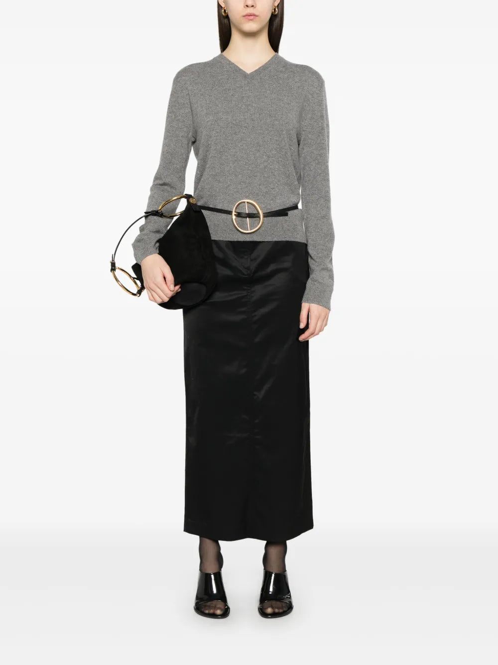 Straight Midi Skirt