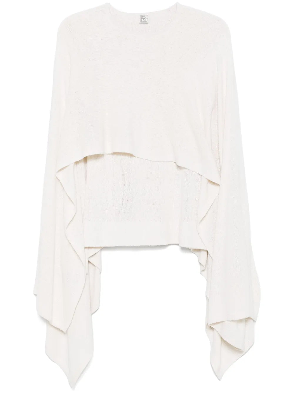 Bouclé Cape Sweater