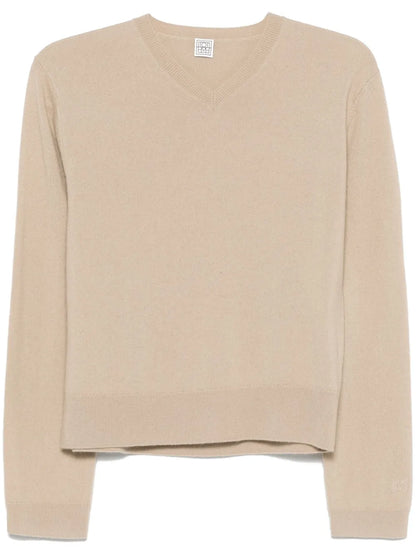 V-Neck Knit Sweater