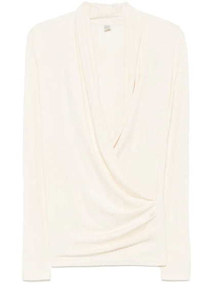 Overlapped Jersey Top