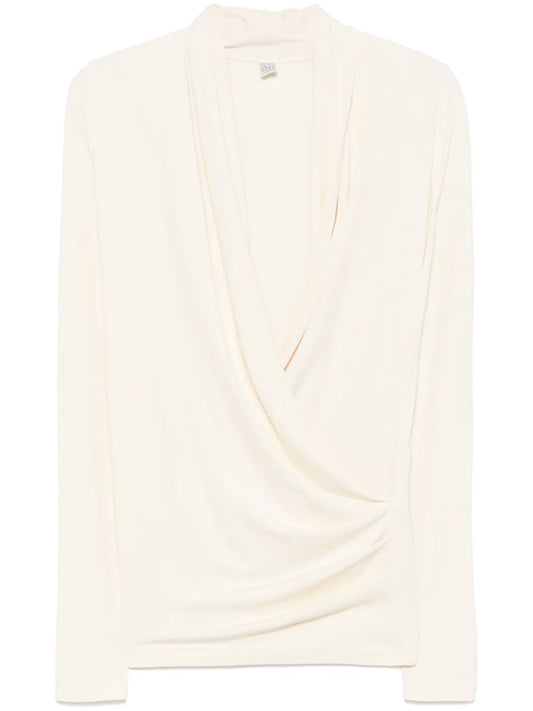 Overlapped Jersey Top