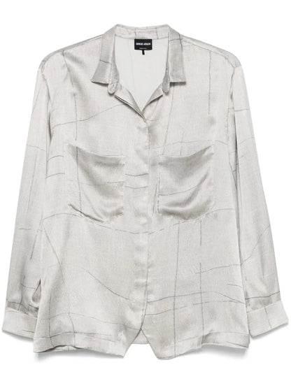 Abstract-Print Shirt