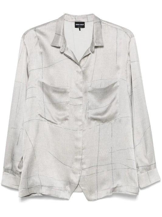 Abstract-Print Shirt