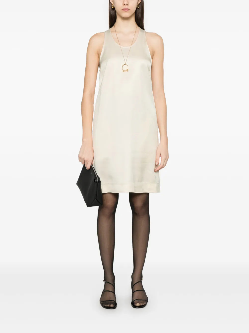 Scoop-Neck Mini Dress