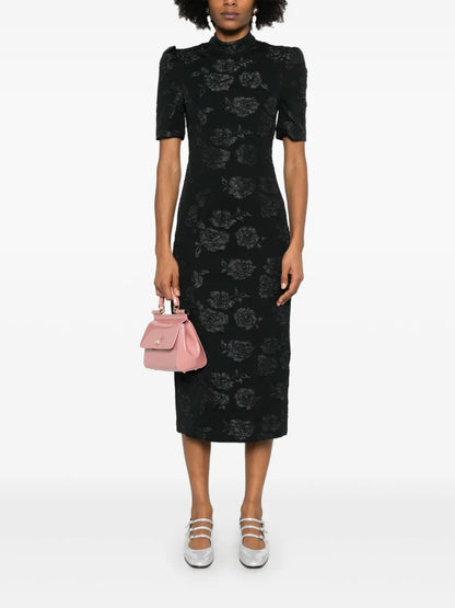 Jacquard Midi Dress