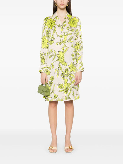 Floral-Print Shirt Dress