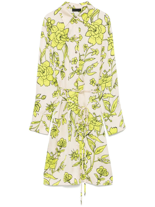 Floral-Print Shirt Dress