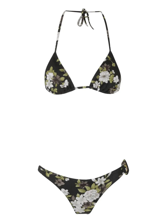 Floral-Print Bikini