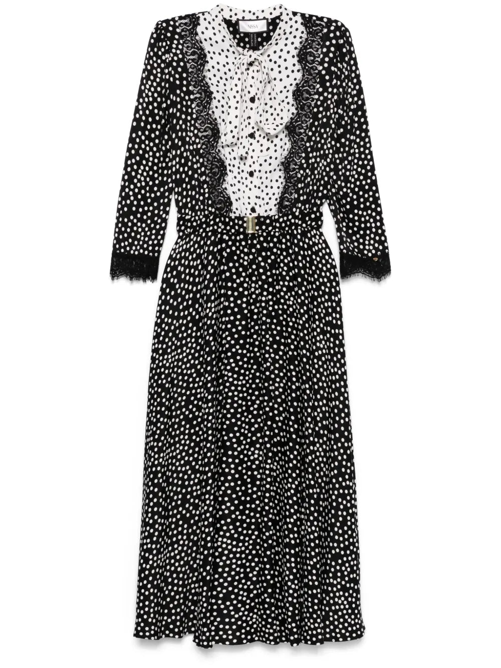 Polka Dot-Print Maxi Dress