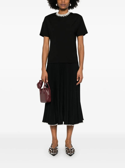 Detachable Faux-Pearl T-Shirt