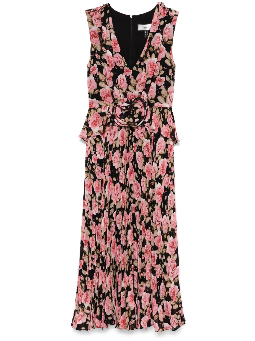 Floral-Print Midi Dress