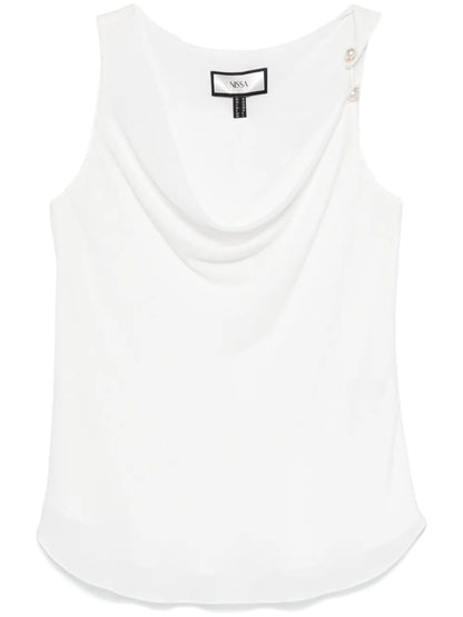 Piercing-Detail Blouse