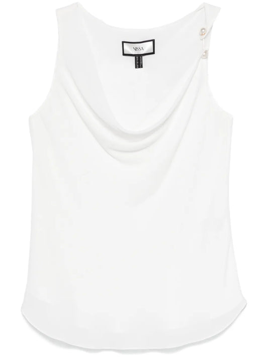 Piercing-Detail Blouse