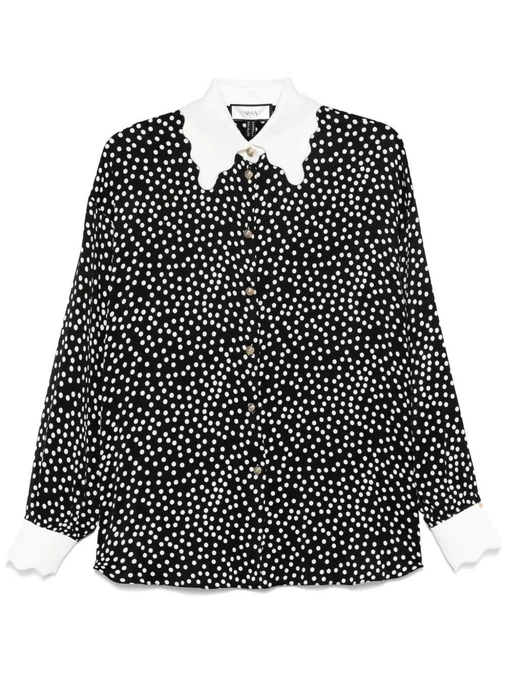 Polka Dot-Print Shirt