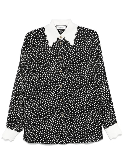 Polka Dot-Print Shirt