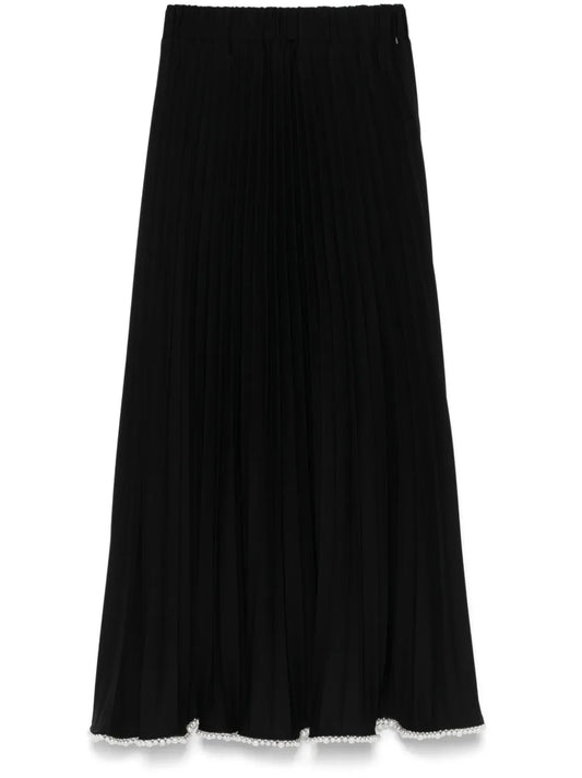 Pleated Midi Skirt