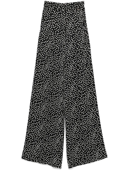 Polka Dot-Print Trousers