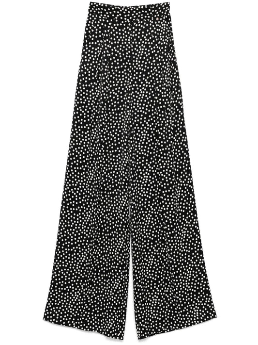 Polka Dot-Print Trousers