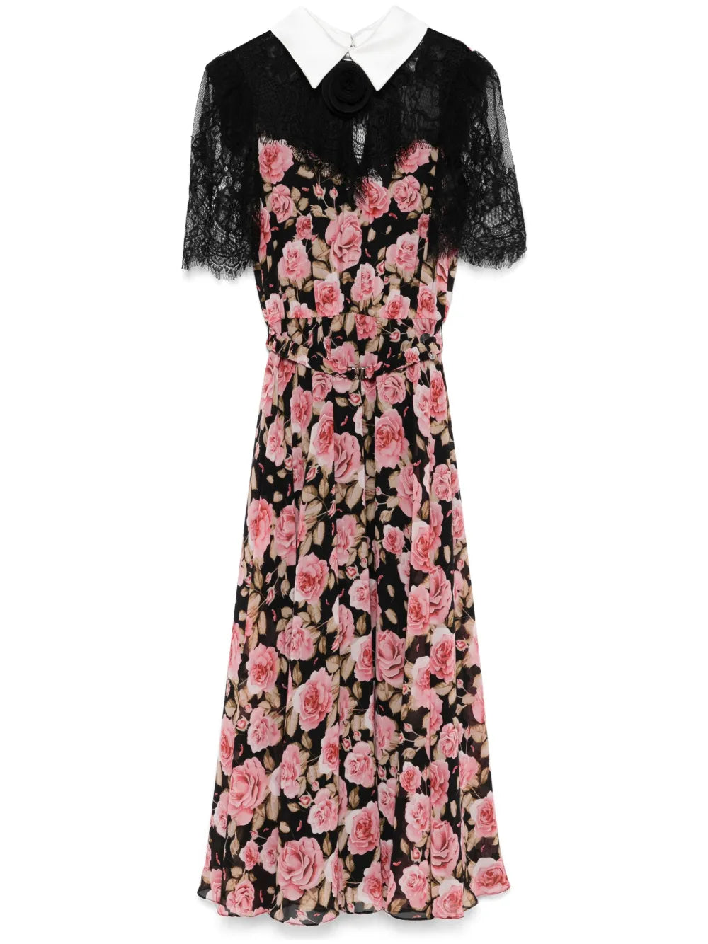Floral-Print Midi Dress