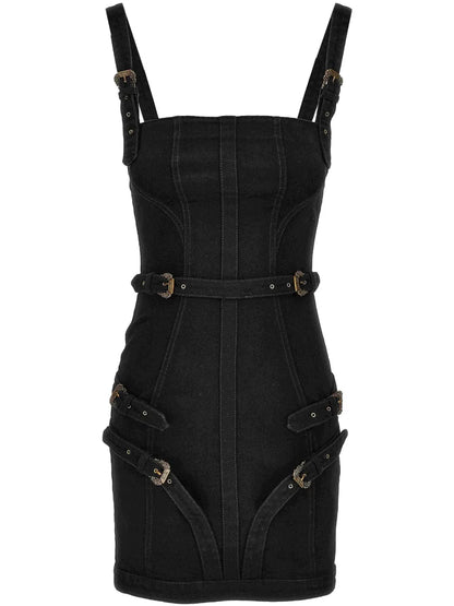 Buckled Mini Dress