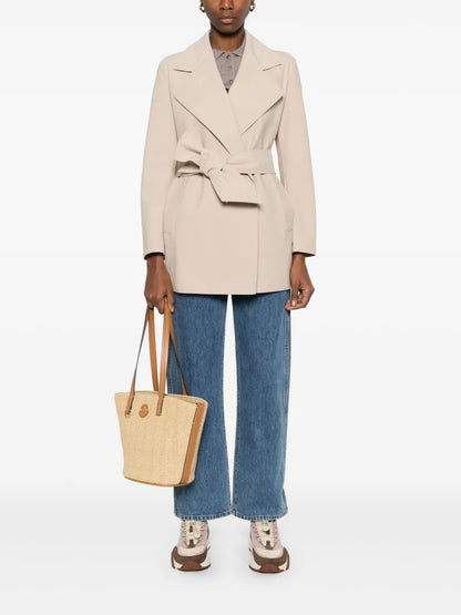 Belted Scuba Coat
