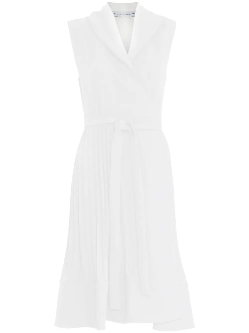 Wrap Plissé Mini Dress