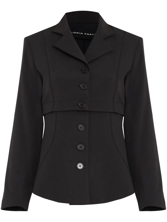 Detachable-Hem Blazer