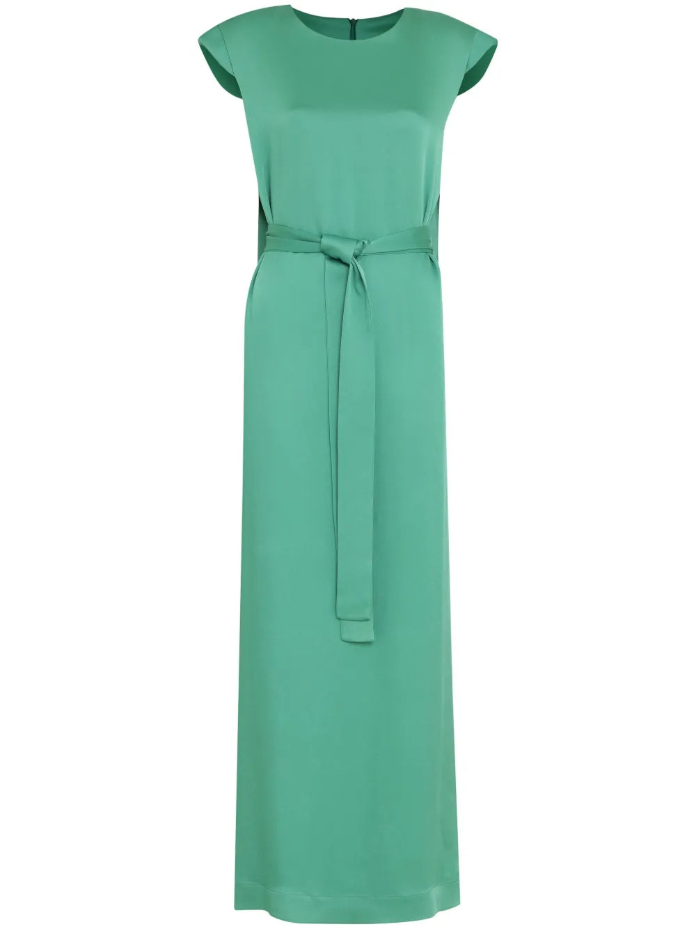 Belted Column Maxi Dress