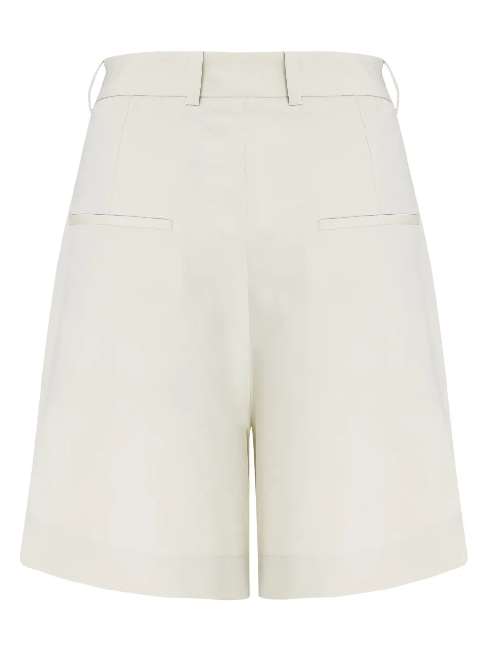 Pleated Wide-Leg Shorts