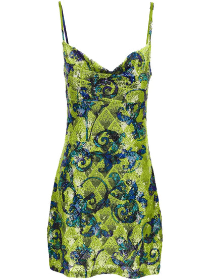 Sequinned Mini Dress
