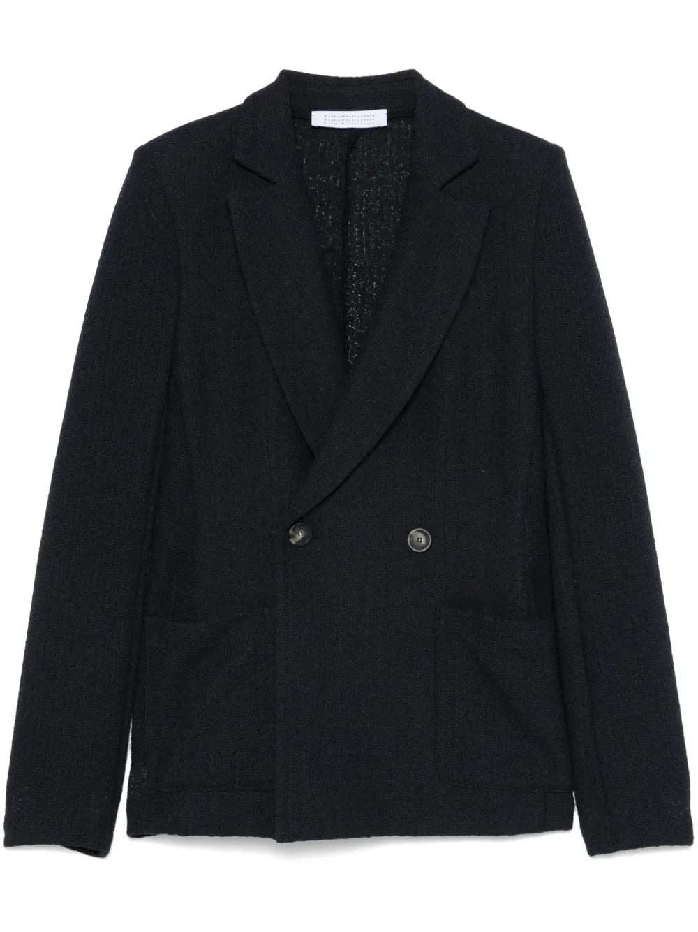 Two-Tone Frisé Blazer