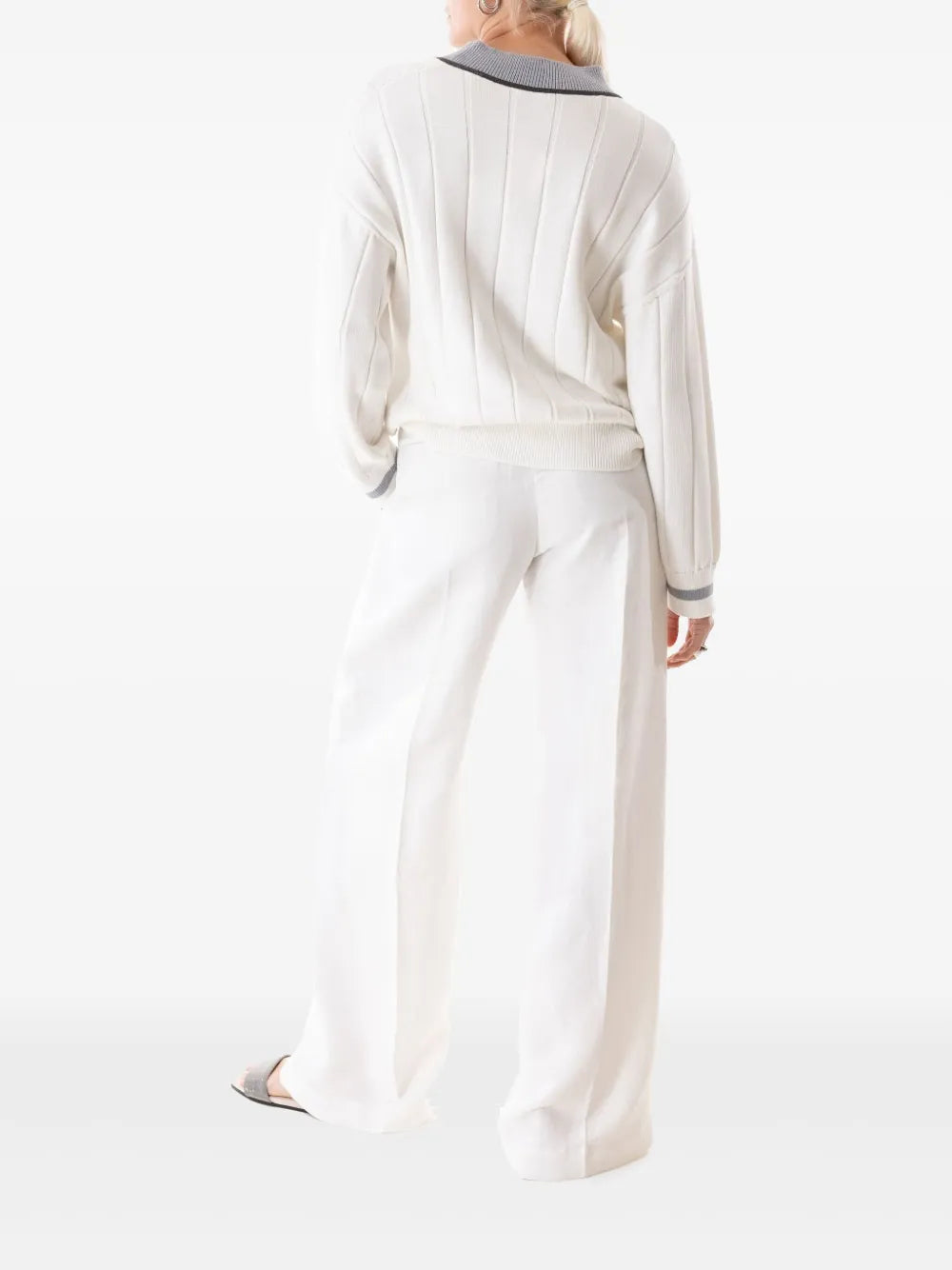 Monili-Trim Sweater