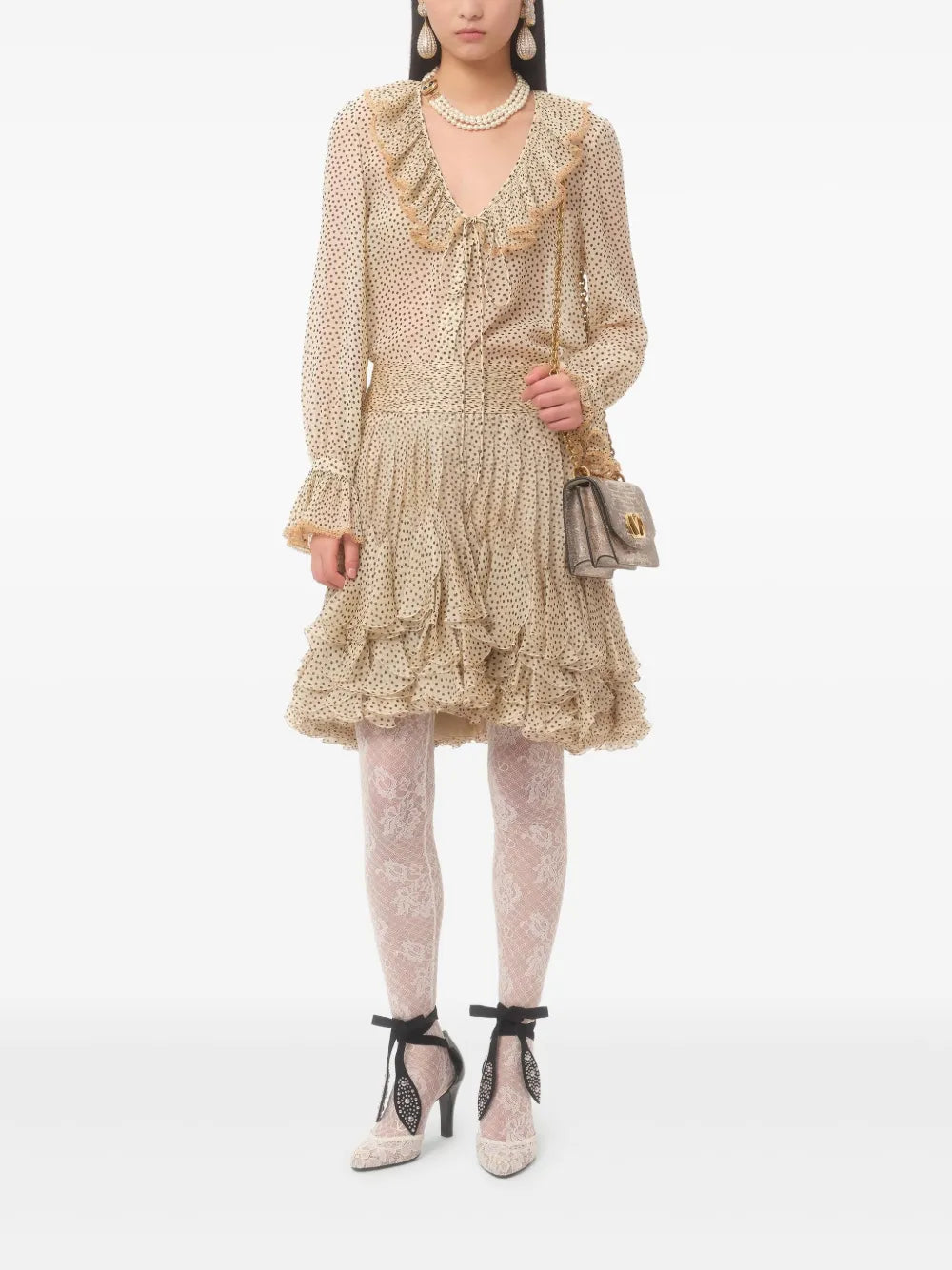 Plusdepois-Print Georgette Shirt